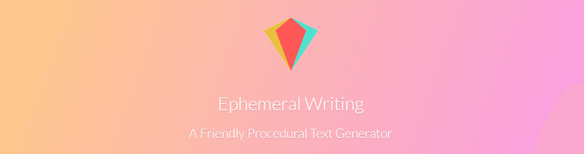 Ephemeral Writing